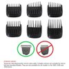 Multigroom Trimmer Replacement Blade Guide Comb Guard Set for P-hilips 4mm 9mm 12mm 16mm Left and Right Taper
