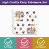 40pcs Pet Cat birthday Party Supplies,include 20 dessert plate, 20 Napkin,For boys and girls birthday party supplies，Used for Pet Cat birthday Party Decoration (cat)
