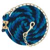 Weaver Leather Poly Lead Rope with Swivel Chain Navy/Blue/Turquoise, 5/8" x8'6"