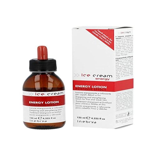 Inebrya Ice Cream Energy Lotion Intensive Effect for Fine and Weak Hair 4.225 Oz