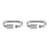 CURT 82903 Threaded Quick Link Trailer Safety Chain Hook Carabiner Clips, 5/16-Inch Diameter, 1,760 lbs., 2-Pack