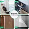 Door Protector from Dog Scratching 118" x 8.2" Cat Scratch Door Frame Single Side Adhesive Protector Anti Dog Scratch Door Guard for Dogs Clear CHUANGSEED