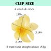 New Flower Hair Clips,Hawaiian Flower Claw，Wonderful Gift,Strong Hold Claw Hair Clips for Women Thick Hair & Thin Hair, Fabulous Color