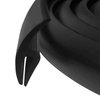 HERCHR Rubber Strip, 1.7M/ 5.6Ft Car Front Windshield Window Seal Strirp Moulding Trim, Black Rubber Seal Car Windshield Window Door Seal Strip Weather Seal Rubber Stripping Car Window Seal