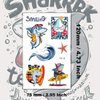 Ooopsiun Shark Temporary Tattoos for Boys - 12 Sheets Ocean Shark Birthday Party Decorations Supplies Favors for Boys Kids