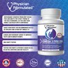 Physician Formulated Fish Oil Omega 3 3000mg per Serving - 915mg Epa, 630mg Dha, 2000mg Total Omega 3 6 9 XL - 180 Capsules