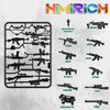 HIMIRICH 38 Pcs WW2 Military Weapons Pack Soldier Style Weapon Accessories, Army Gun Sets Toys Compatible with Classic Building Blocks for Children Age 6 to 15 Years