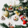 Christmas Ornaments 2024 Building Set, Ornament for Christmas Tree with Light, Xmas and Thanksgiving Holiday for Gifts, Gingerbread Houses, Santa, Reindeer, Polar Bears, Soldiers and Penguin (647 Pcs)