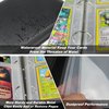 400 Pockets TONESPAC Card Binder Carrying Holder Compatible with Trading Cards Binder, Coupon Organizer Baseball Card Sleeves, Sports Cards (Stripe Black)