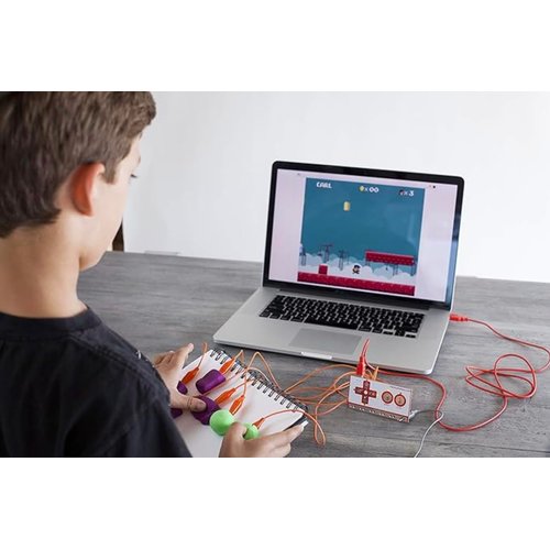 Makey Makey STEM Kit from Joylabz, Educational Science Kits, 1000s of Engineering and Computer Coding Activities, Hands-on Technology Learning Fun, Engineering Kits for Kids, STEM Kits