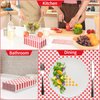 DYLIVeS Red Gingham Napkins, 80 Pack Red and White Checkered Guest Towel Plaid Party Napkins Disposable Paper Hand Towels for Luncheon, Picnic, Birthday, Easter, Graduation Party Napkins, 3-Ply