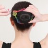 7 PACK Colored Hair Nets for Ballet Bun Cover, Invisible Elastic Hairnets Hair Accessories for Girls