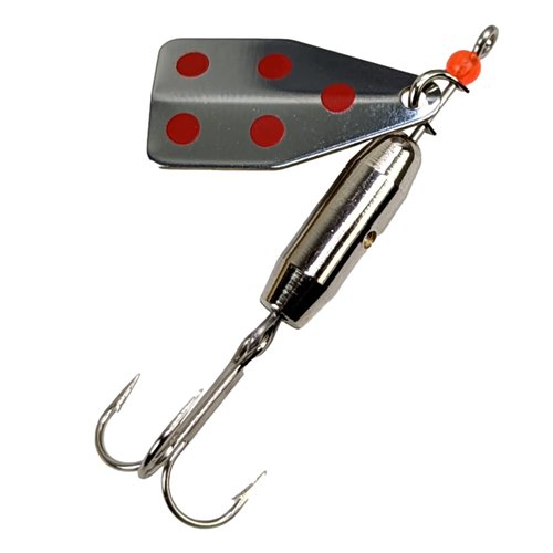 Jake's Lures Stream-a-Lure Silver | Spinner Lure for Fishing | Great for Bass, Musky, Pike, and More | Fishing Lures and Accessories | Weight - 1/6 oz