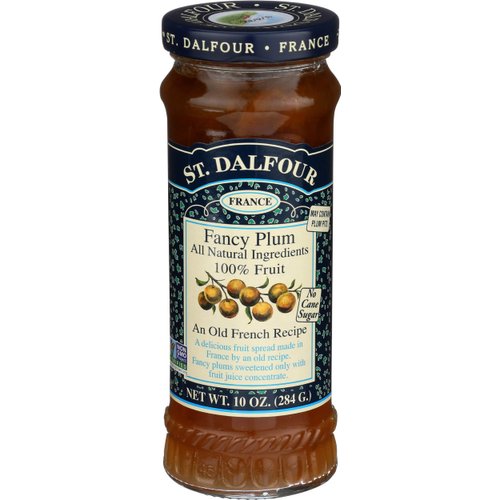 St Dalfour, Fruit Spread Plum, 10 Ounce
