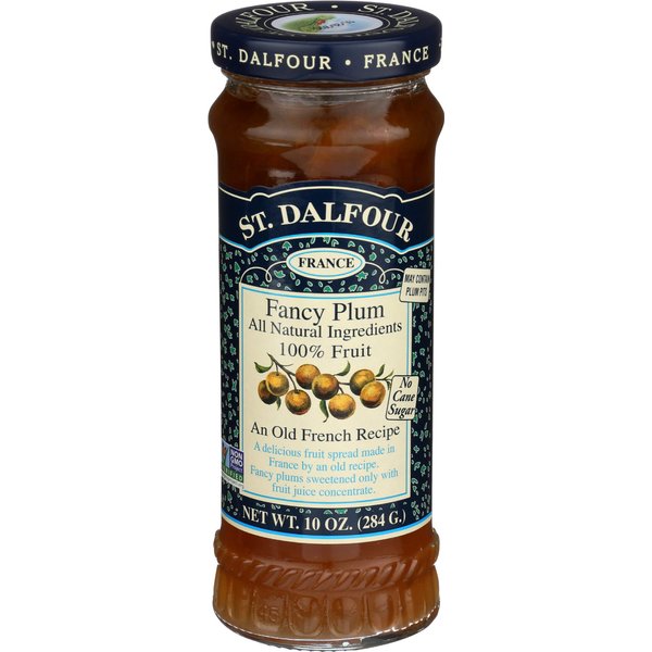 St Dalfour, Fruit Spread Plum, 10 Ounce