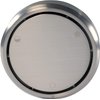 Westbrass A493CH-07 Patented Deep Soak Round Replacement 2-Hole Bathtub Overflow Cover for Full and Over-Filled Closure, Satin Nickel