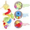Uonlytech Baby Crib Hanging Rattles Toys, Car Seat Toy Hanging Rattles Spiral Stroller Crib Cot Toy Spiral Toy Pram Hanging for Babies Boys and Girls