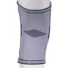Champion Elastic Knee Support Compression Sleeve, with Flexible Stays, Gray (Side Stays), X-Small