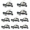 LUITON Walkie Talkie Earpiece with Mic for BaoFeng Radio Retevis Headset for Baofeng UV-5R BF-888S Arcshell Retevis H-777 RT21 RT22 Kenwood 2 Way Radio (10 Pack)