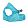 Puppia Dotty Step-in Vest Dog Harness No Pull No Choke Easy Wear Training Walking for Small Dog, Small, Sky Blue