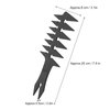 Wide Tooth Comb, 20x8x0.5cm Men's Comb Double Sided for Hair Styling for Unique Hair Style for Men Long Term Use(black)
