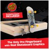 TECH DECK, Santa Cruz Pro Series Finger Board with Storage Display, Built for Pros; Authentic Mini Skateboards, Kids Toys for Ages 6 and up