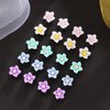 Paderison 20Pcs Flower Clips Purple Hair Accessories for Girls Rapunzel Hair Flowers floral hair pins Small Flower Hair Clips Braided Hair Clips Toddler Girl Hair Clips Flower Girl Wedding(Color)
