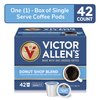 Victor Allen's Coffee Donut Shop Blend, Medium Roast, 42 Count, Single Serve Coffee Pods for Keurig K-Cup Brewers