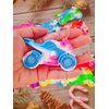 Roaqua 30 Packs Bulk Mini Pop Fidget Sensory Push Party Favors,Sport Motorcycle Shapes Classroom Prize Gifts