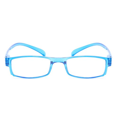 Calabria 762 Around the Neck Hanging Reading Glasses +2.25 Blue Mens Womens Lightweight Durable Trendy Readers Long Temples
