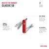 Victorinox Swiss Army Classic SD Pocket Knife, Red
