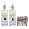 Bath & Body Works Aromatherapy AIR - 2 Pack - Essential Oil Pillow Mist with a Lavender Dreams Bar Soap.