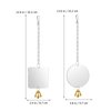 Bird Mirror with Bell - 2Pcs Bird Cage Mirror Bird Cage Toys Acrylic Hanging Ringer Mirror Toy Parakeet Mirror Interactive Bird Toys for Cockatiel Parrot