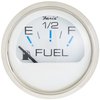 Faria - 3003.3544 13801 Chesapeake Stainless Steel Fuel Level Gauge (E-1/2-F) - 2", White