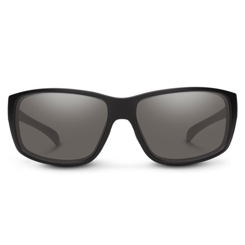 Suncloud Milestone - Polarized Sunglasses - for Men & Women - Matte Black + Polarized Gray Lenses