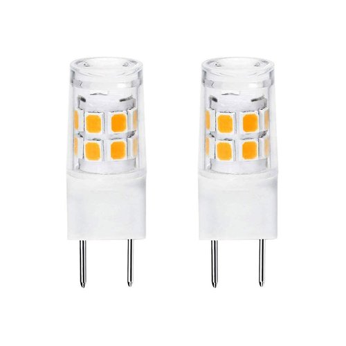 G8 Led Bulb 3W Equivalent to WB25X10019 20W Halogen Lamp Bulb 20W Replacement for GE Microwave, 120V Warm White 3000K (2 Pack)