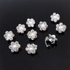24 PCS Mini Pearl Hair Clips Rhinestone Flower Hair Clips Wedding hair Pins Sparkly Decorative Hair Clips for Women Girls Hair Accessories