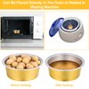 50 Pieces Wax Melting Bowl Mini Wax Aluminium Melting Bowls Wax Bean Melting Bowl Wax Aluminum Foil Bowl Bean Aluminum Foil Bowl Hair Removal Tool Container for Hair Removal