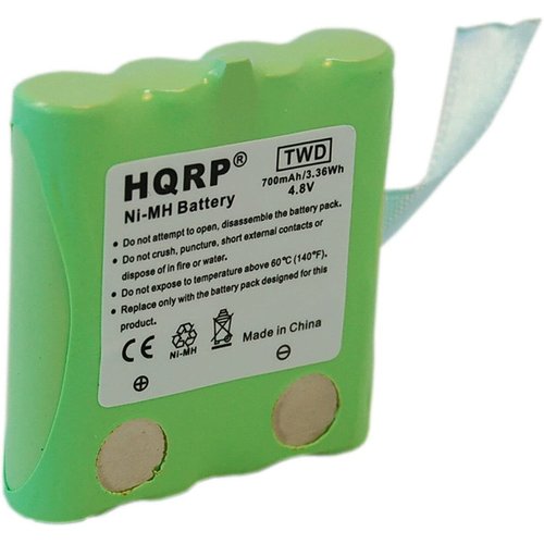 HQRP Two-Way Radio Rechargeable 2-Pack Battery Compatible with UNIDEN BP-40 / BP40 Replacement