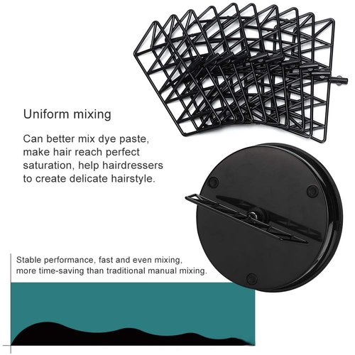 Hair Color Mixing Bowl, Electric Blender Mask Paste Automatic Mixer Hair Dye Cream Mixing Bowl Cream Blender for Hair Salon Home Use