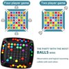 Intellectual Chessboard - Dual Duel, Intellectual Chessboard Dual Duel Game, Fun Table Top Strategy Game, Intellectual Chessboard Colored Marbles,Family Game Party Game for Kids and Adults (48PCS)