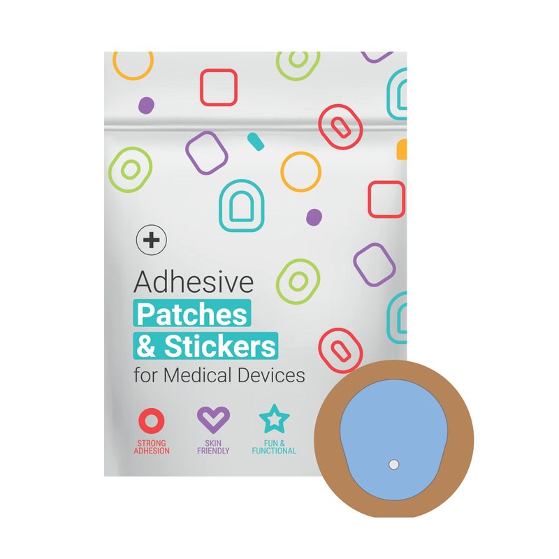 Glucomart Adhesive UnderPatch for Dexcom G7 & Stelo CGM (10-Pack ...