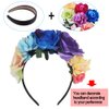 SIQUK 14 Pieces Satin Headbands 1 Inch Non-slip Ribbon Headband Black Hair Headbands DIY Satin Hard Headbands for Women Girls