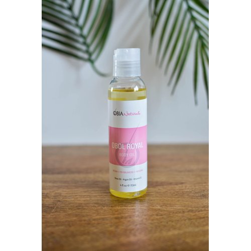 OBIA Naturals Obol Body Oil Hydrating Argan Oil Formula, Dry Skin Moisturizer & Hydrating Body Massage Oil, for Radiant & Healthy Looking Glow, Nourishing Bath Oil for Sheer Moisture, 4 fl. oz