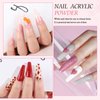 Acrylic Nail Kit with Everything 3PCs Acrylic Powder 4PCs Gel Nail Polish with Drill and U V Light 18PCs Glitter Powders Nail Kit Acrylic Set for Beginner DIY Home Salon