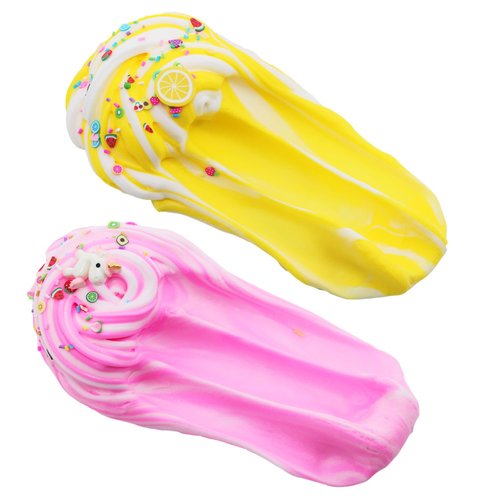 Sunool 6 Packs Butter Slime Kit,Non Sticky,Super Soft Sludge Toy,Birthday Gifts for Kids,DIY Butter Slime Party Favor for Girls & Boys