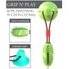 Pet Life ® 'Grip N' Play' Treat Dispensing Football Shaped Suction Cup Dog Toy