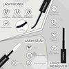 Fluffy Lash Clusters WHYBRAW 100D 200D DIY Lash Extension Kit with Lash Bond Lash Seal Lash Remover Lash Applicator 280 Pcs Volume Cluster Eyelash Extension Thick Eyelash Extension 12-18mm