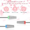 3 Pieces Nail Carbide 5 in 1 Bit, Nail Drill Bits Set-2 Way Rotate Use for both Left to Right Handed, 3/32 Inch Shank Size Drill Machine for Fast Remove Acrylic or Hard Gel (Silver)