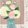 Creative Converting 16-Count Paper Luncheon Napkins, Rustic Wedding